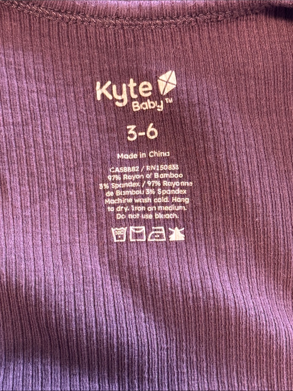 Kyte Ribbed Ruffle Zipper Romper - Picture 3 of 3